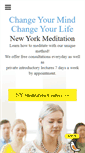 Mobile Screenshot of newyorkmeditation.org